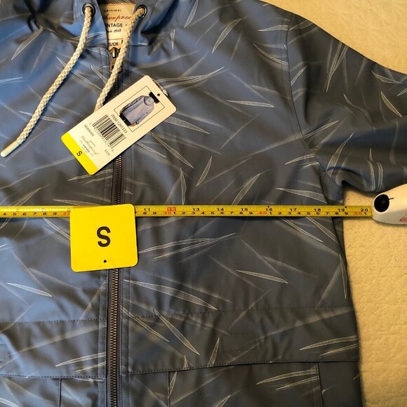 NWT Weatherproof Vintage Women's Rain Jacket, Riverside Blue Print Size Small - Picture 8 of 11
